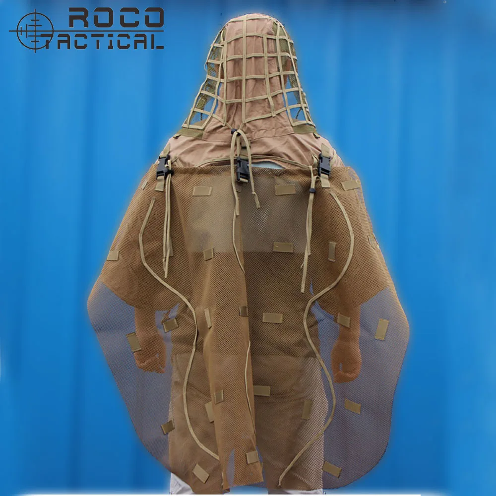 Viper Capucha Ghillie Táctica – Airsoft y Caza - imagen 4