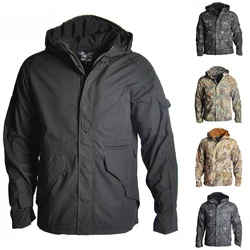 Chaqueta táctica camuflaje G8 con capucha para hombre