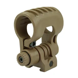 Soporte Linterna Airsoft VULPO BK – 25,4mm Ajustable Táctico