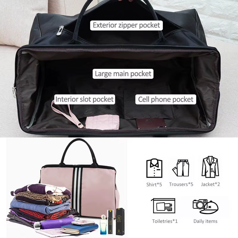 Bolsa táctica de viaje con rayas – Uso deportivo y militar - imagen 3