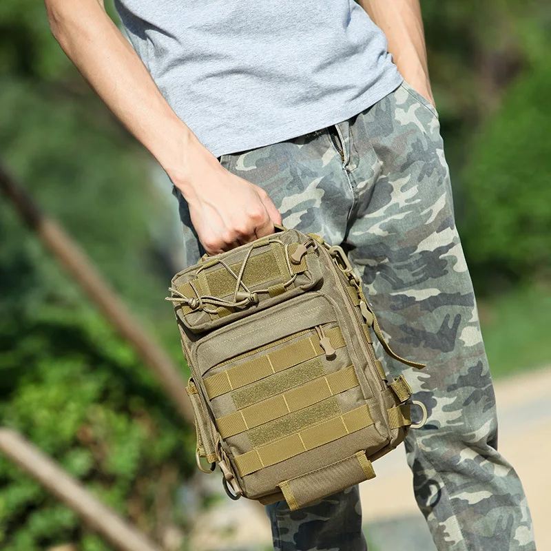 Bolsa táctica de pecho camuflaje impermeable gran capacidad - imagen 5