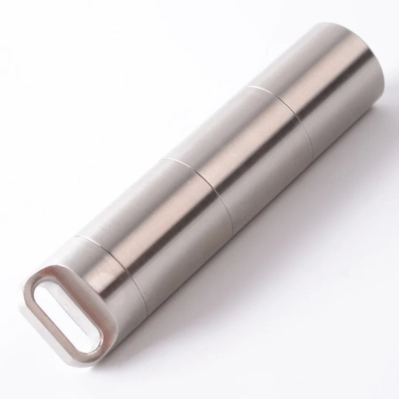 Pastillero EDC estanco de acero inoxidable - imagen 2