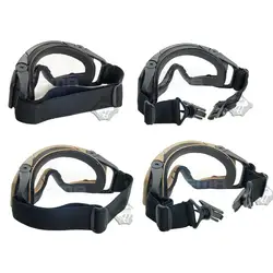 Gafas tácticas tipo correa antiniebla para caza y aire libre