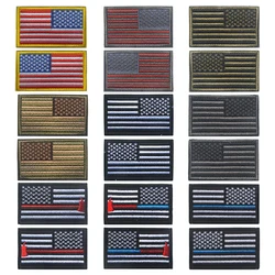 Parche táctico americano bordado con velcro – Izquierda y derecha