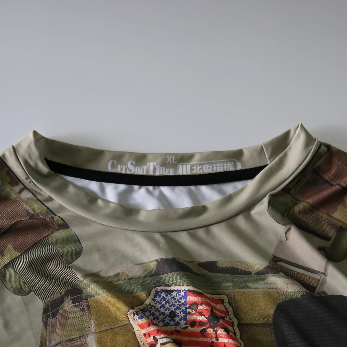Camiseta táctica militar secado rápido manga corta para hombre - imagen 5