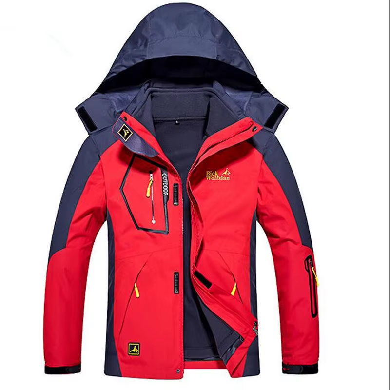 Chaqueta impermeable hombre 2 en 1 para trekking y esquí - imagen 4