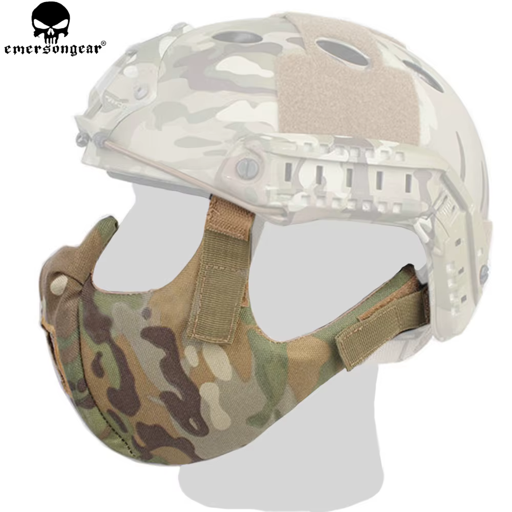 EMERSONGEAR Mascarilla táctica media cara Airsoft Paintball BD6641 - imagen 2