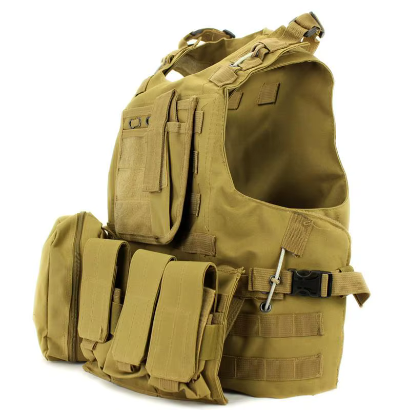 Chaleco táctico Ciras MOLLE portador de placas Airsoft y caza - imagen 5