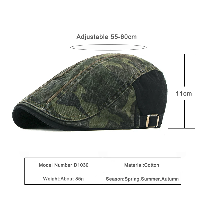 Boinas camuflaje táctico con ajuste cómodo para outdoor - imagen 2