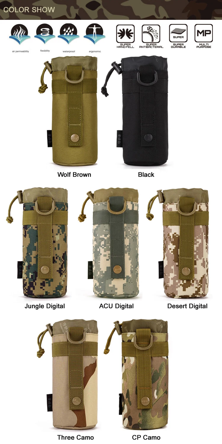 Detalle del sistema MOLLE y hebillas