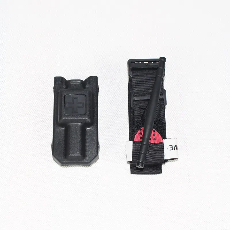 Porta-torniquete táctico Multicam negro para emergencias y airsoft - imagen 3