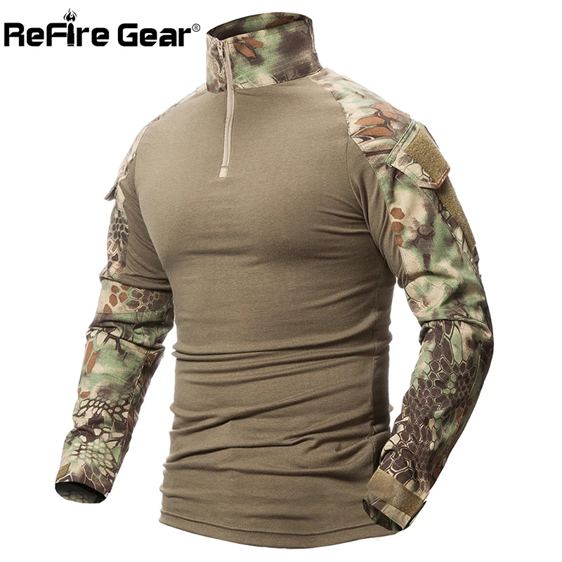 Camiseta táctica manga larga Multicam ReFire Gear - imagen 3