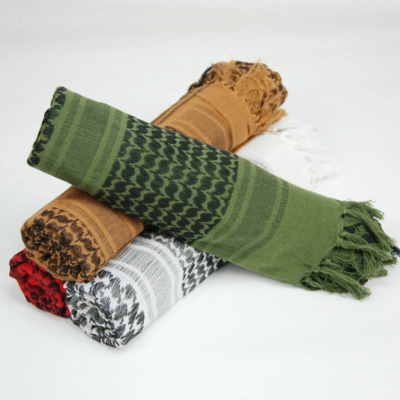 Bufanda táctica Keffiyeh Shemagh de algodón – Cálida invierno - imagen 3