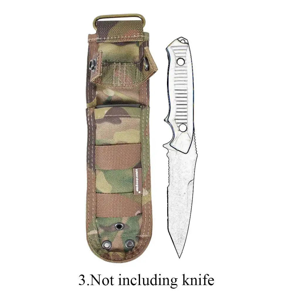 Ejemplo de cuchillo SOG M37 colocado dentro de la bolsa