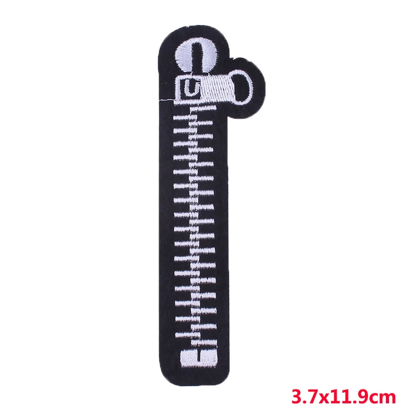 Parche Prajna Rock bordado con cremallera – Para coser en ropa - imagen 2