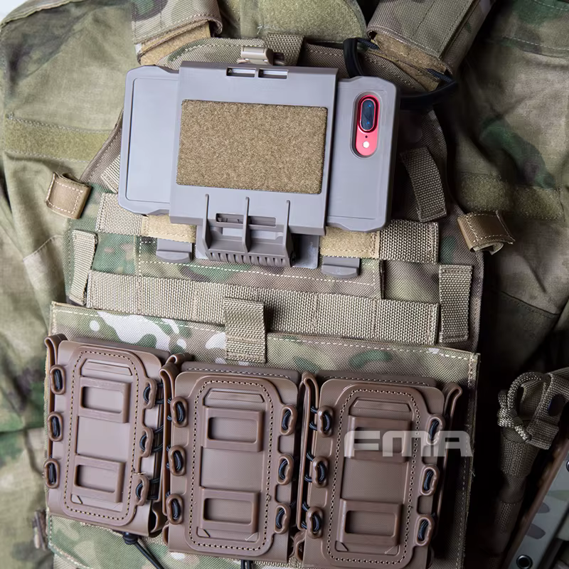 FMA funda táctica para móvil MOLLE frontal montada en el pecho - imagen 5