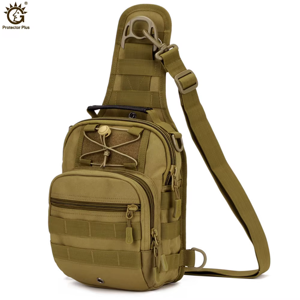 Bolsa pecho táctica MOLLE ripstop modular para chaleco