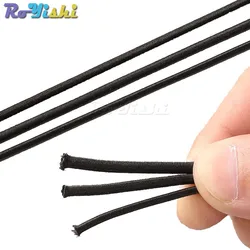 Cuerda elastica fuerte negra de alta calidad para costura prendas DIY