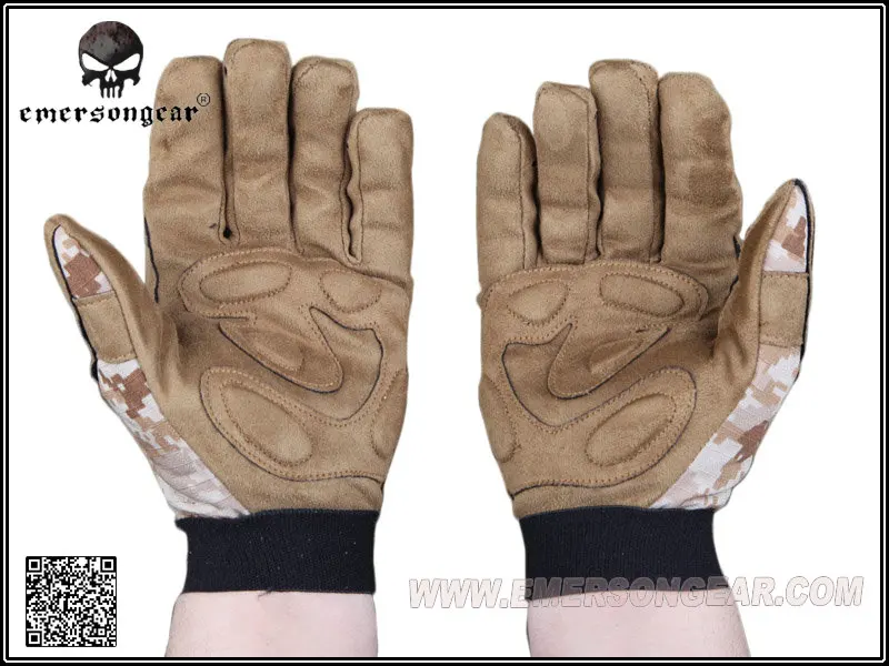 Guante táctico camuflaje Emerald ligero dedos completos - imagen 3