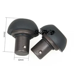 E.T Dragon pies de goma para bípode táctico de caza negro