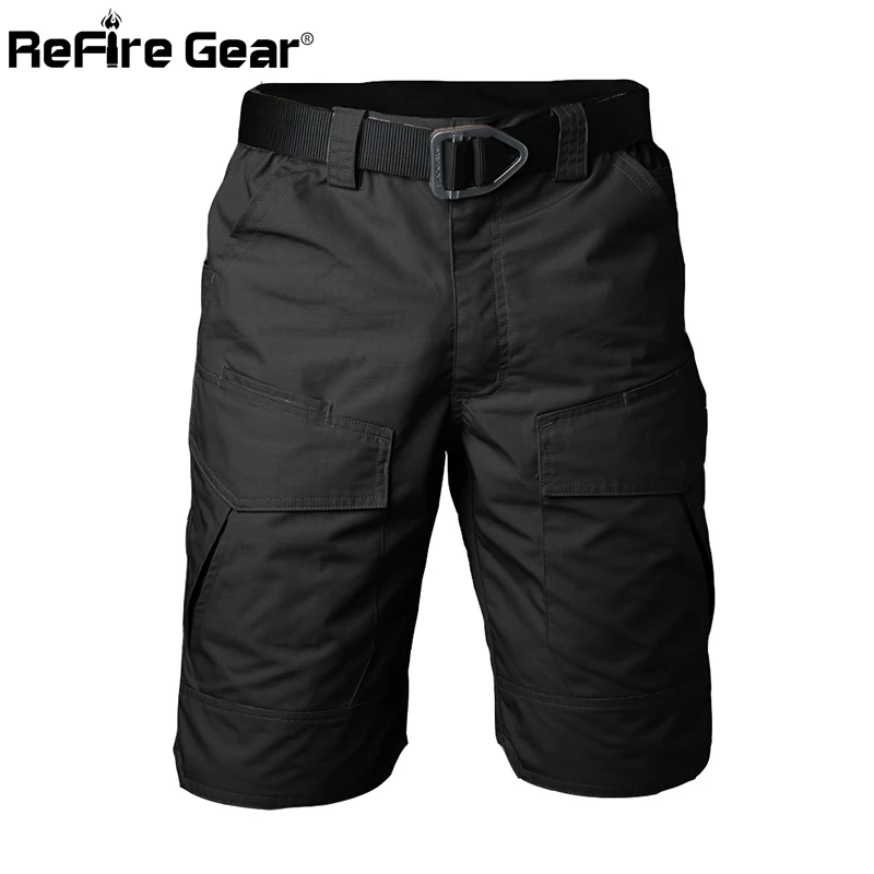 Shorts tácticos impermeables hombre – Camuflaje militar con bolsillo - imagen 2