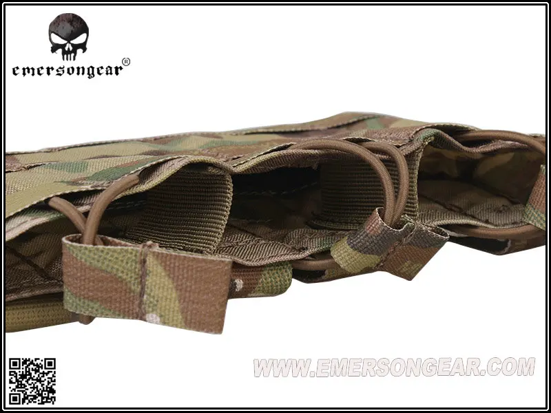 Montaje MOLLE de la funda triple