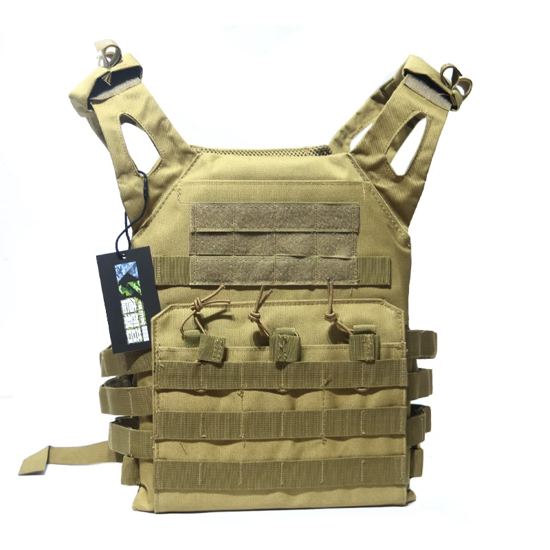 Chaleco táctico JPC portaplacas MOLLE camuflaje caza paintball - imagen 5
