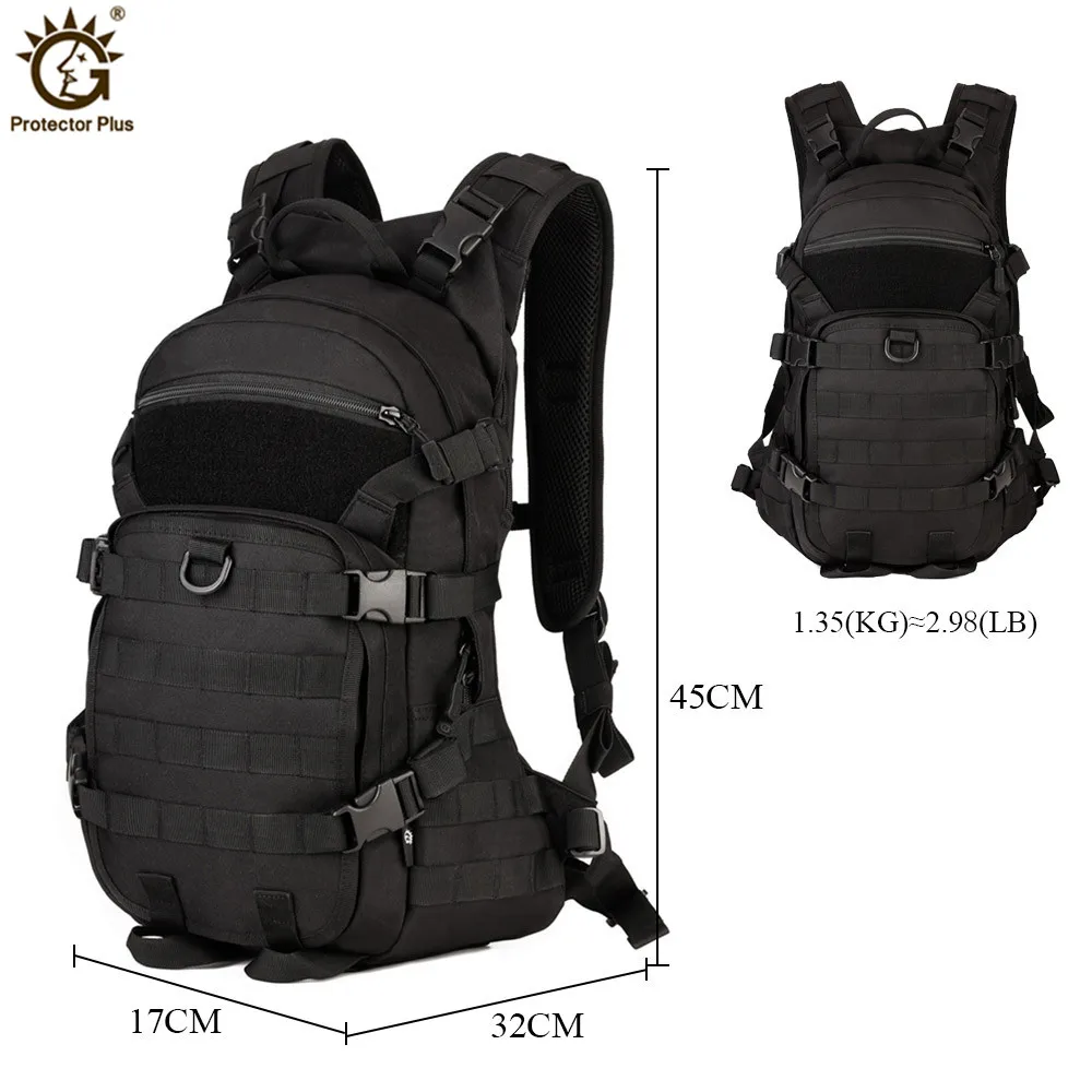 Mochila táctica impermeable 25L camuflaje resistente trekking camping - imagen 2
