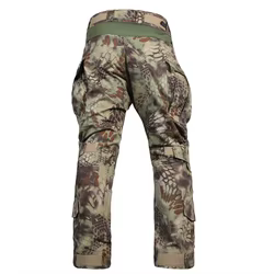 Pantalones tácticos Kryptek combate con rodilleras desmontables G3