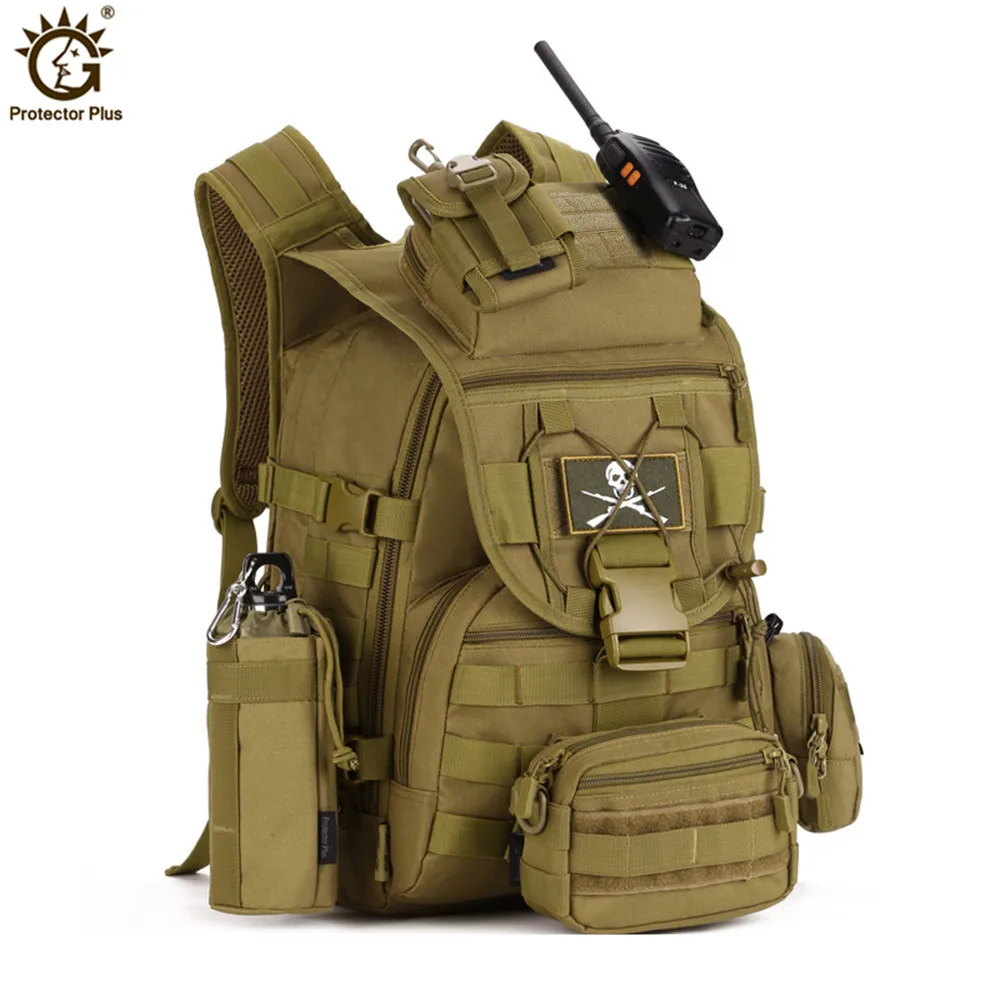 Mochila táctica MOLLE 900D ripstop nylon – Sistema modular - imagen 2