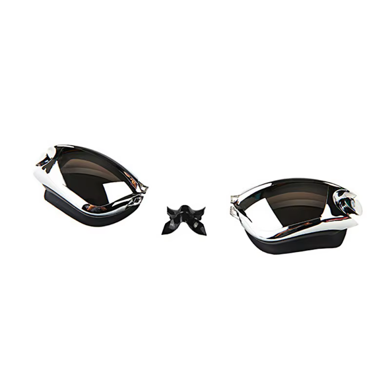 Gafas natación antiniebla impermeables con tapones silicona outdoor unisex - imagen 5
