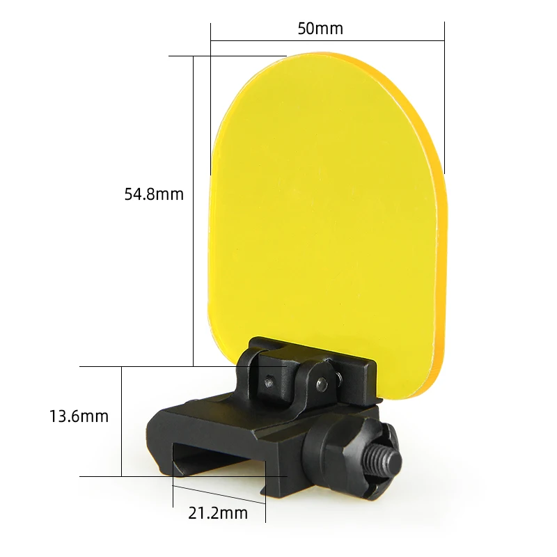 Protector de lente transparente para visor plegable de airsoft - imagen 2