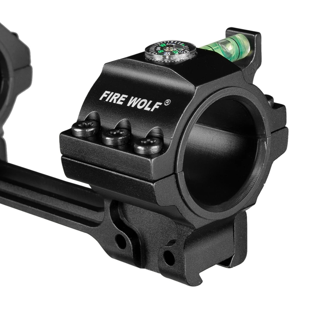 Montura doble anillo rifle nivel burbuja – Picatinny 11mm - imagen 5
