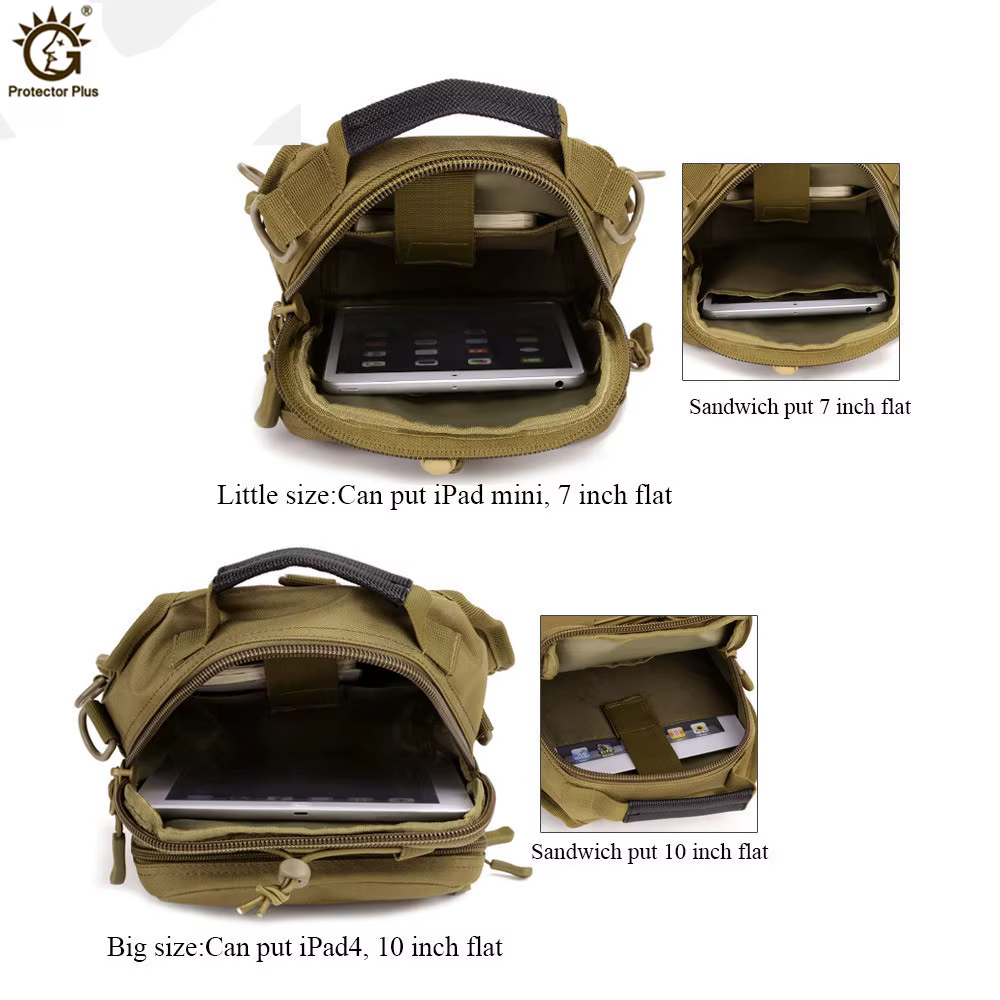 Bolsa pecho táctica MOLLE ripstop modular para chaleco - imagen 4
