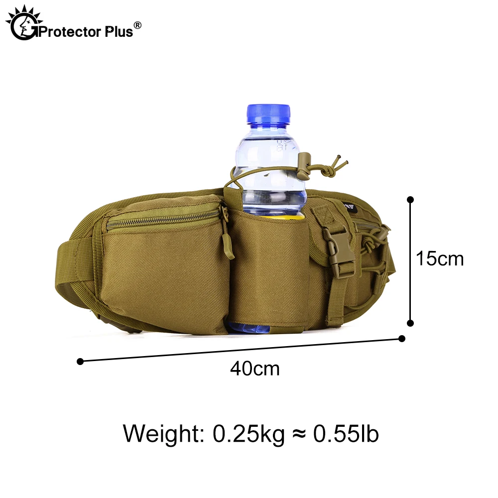 PROTECTOR PLUS Riñonera impermeable camuflaje para outdoor y viaje