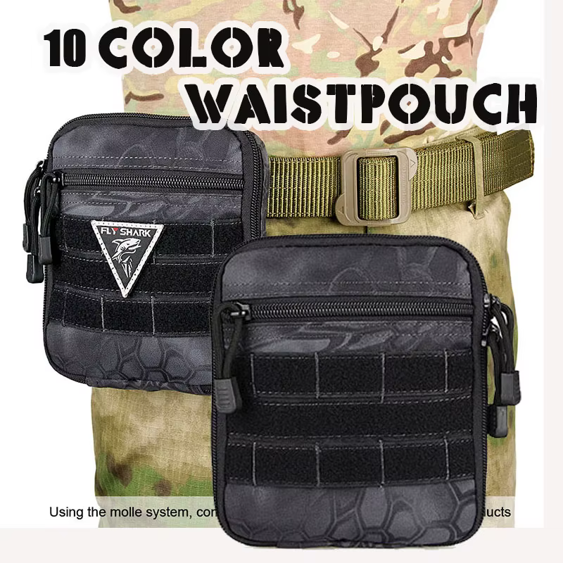 Bolsa táctica MOLLE impermeable nylon 1000D – Funda multiusos