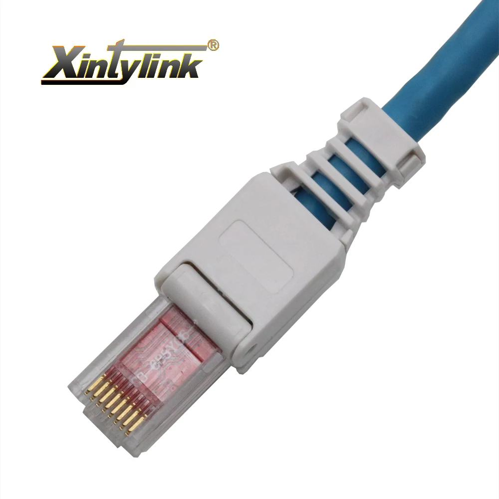 Xintylink Conector RJ45 CAT6 Ethernet para redes LAN de alto rendimiento - imagen 2