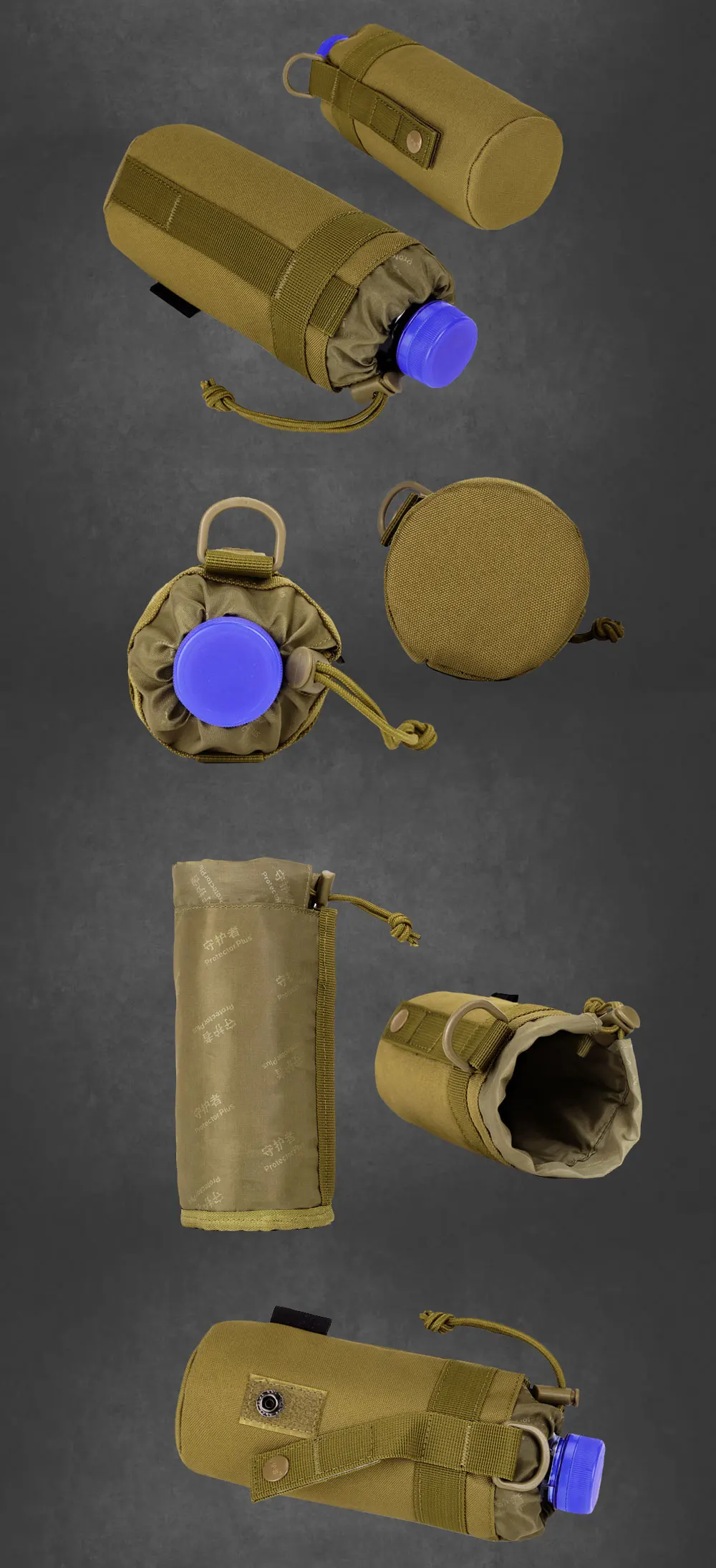 Vista lateral del sistema de correas