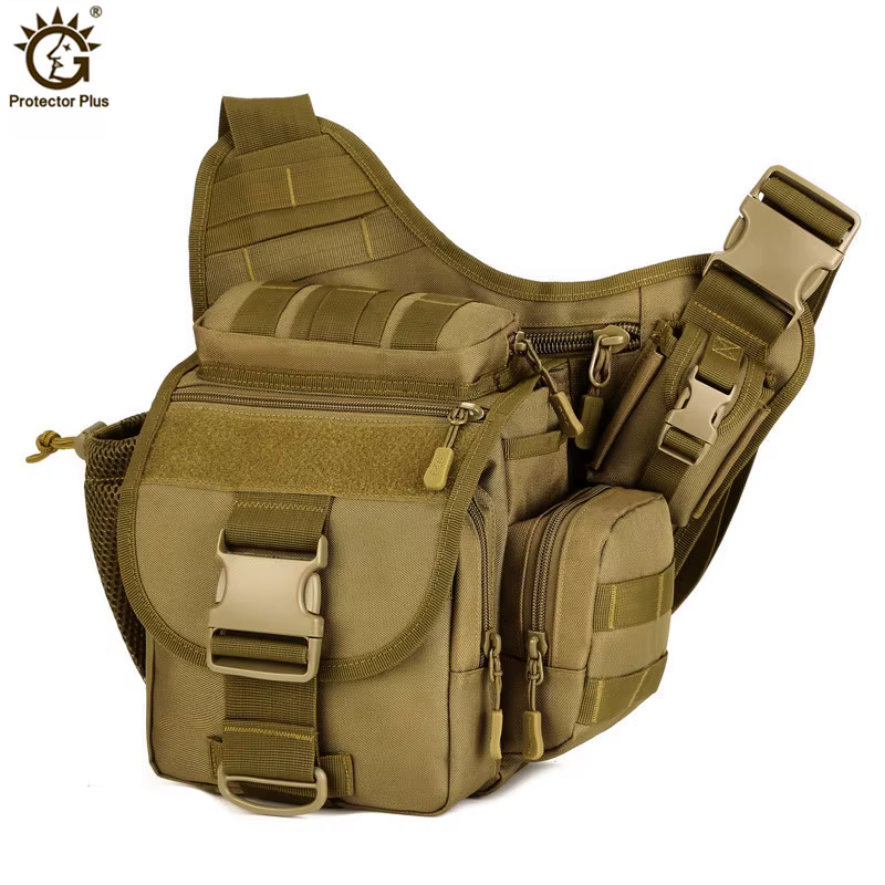 Bolsa mensajero táctico camuflaje nailon ripstop - imagen 2