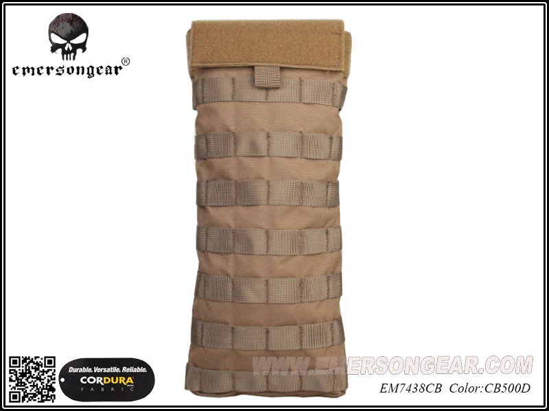 Bolsa de hidratación táctica para mochila airsoft combate coyote - imagen 3