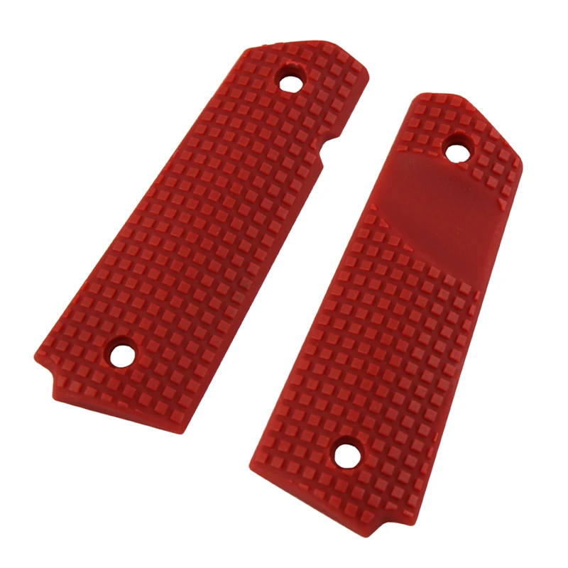 VULPO grip táctico 1911 – Cubierta empuñadura Serie BK azul y roja - imagen 5