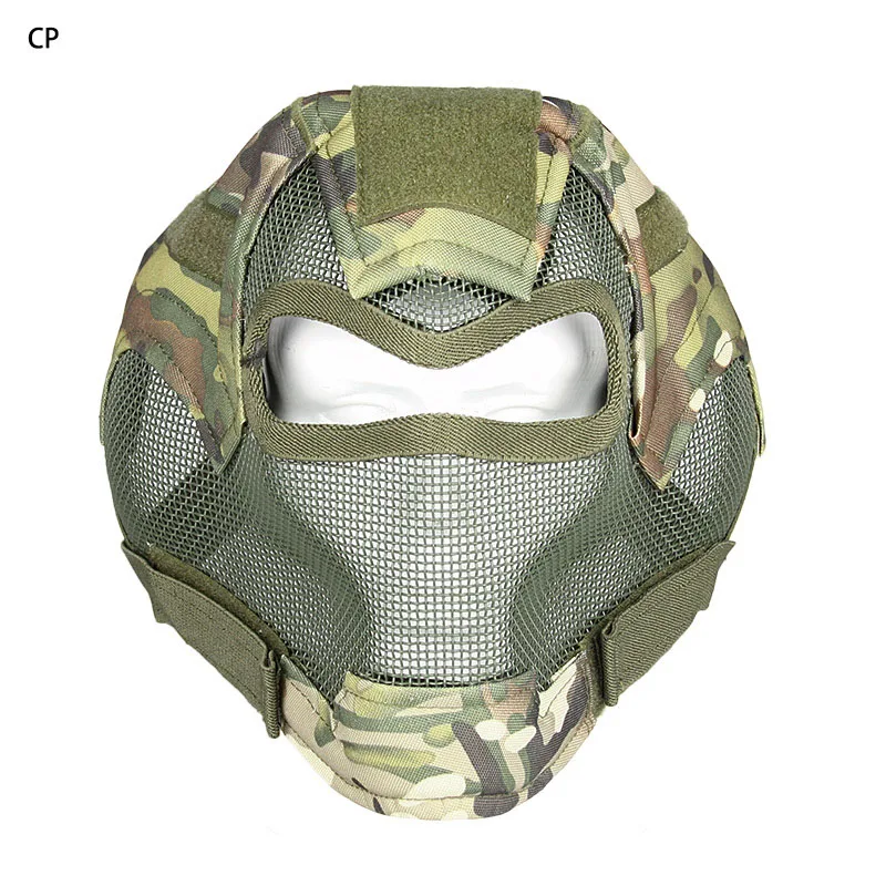 Máscara táctica de malla metálica para airsoft y caza - imagen 3