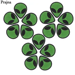 Parche táctico Alien verde bordado termoadhesivo para chaqueta