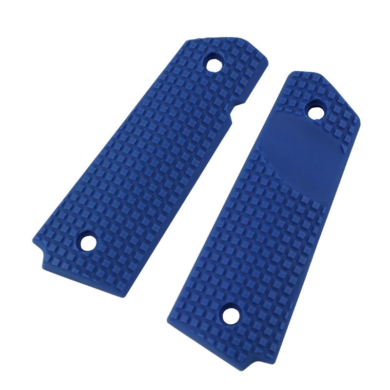 VULPO grip táctico 1911 – Cubierta empuñadura Serie BK azul y roja - imagen 3