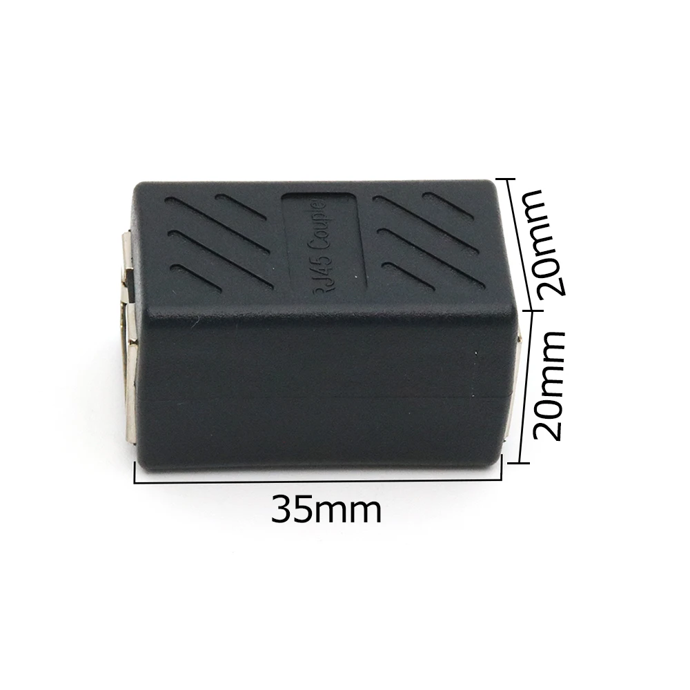 Xintylink adaptador doble RJ45 Cat6 extensión de red Ethernet