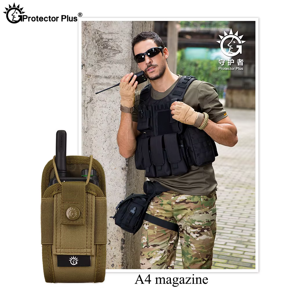 Funda PROTECTOR PLUS walkie-talkie táctico MOLLE ventilada - imagen 5