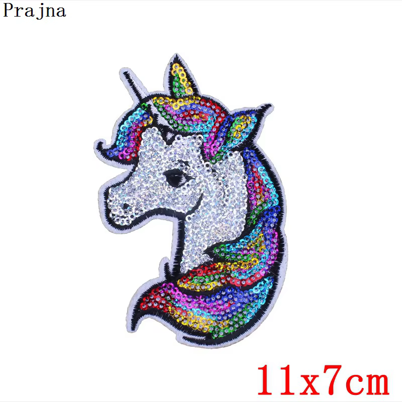 Prajna parches de unicornio Hippie bordados para planchar - imagen 3