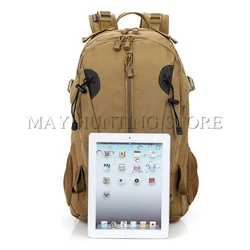 Mochila táctica 40L MOLLE para senderismo caza trekking 600D nylon