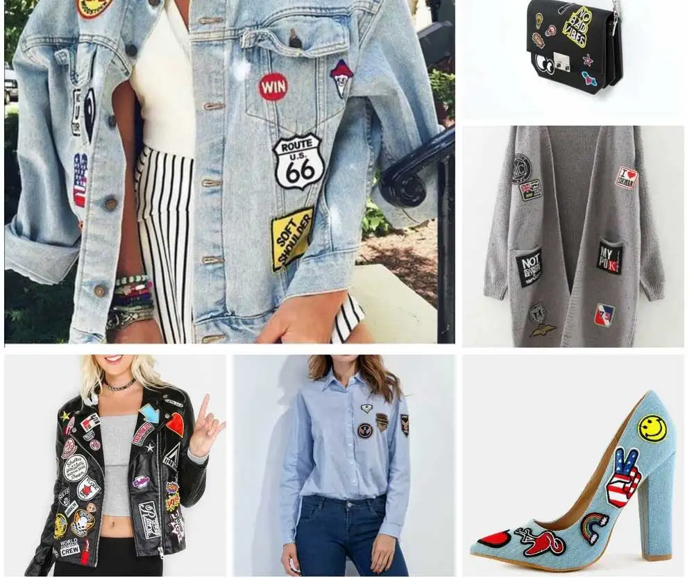 Ejemplo de aplicación en chaqueta de cuero