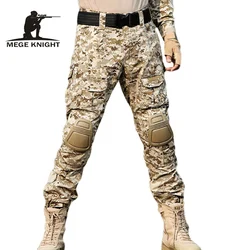 MEGE Rapid Assault Pantalón táctico cargo con rodilleras combate